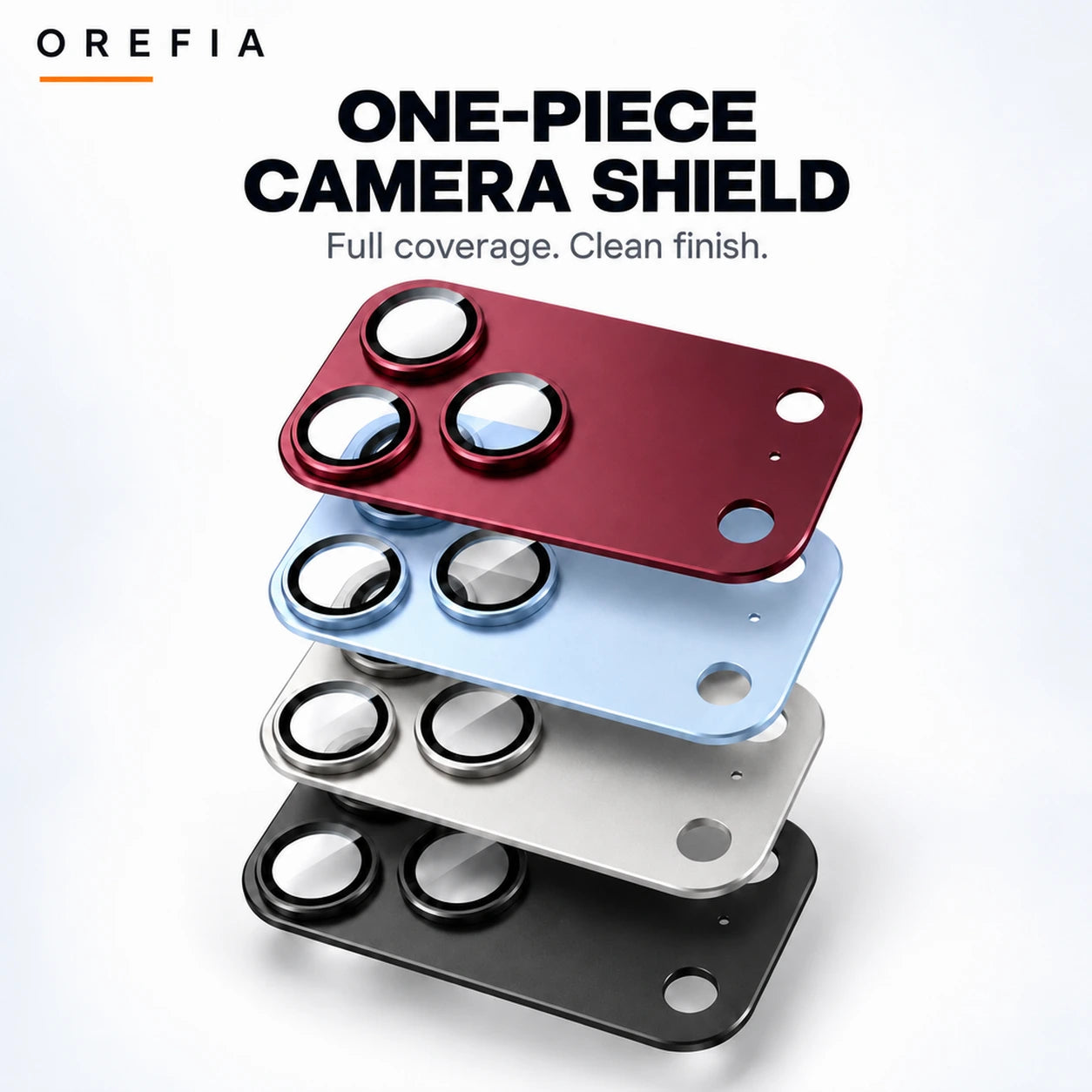 OREFIA One‑Piece Camera Shield