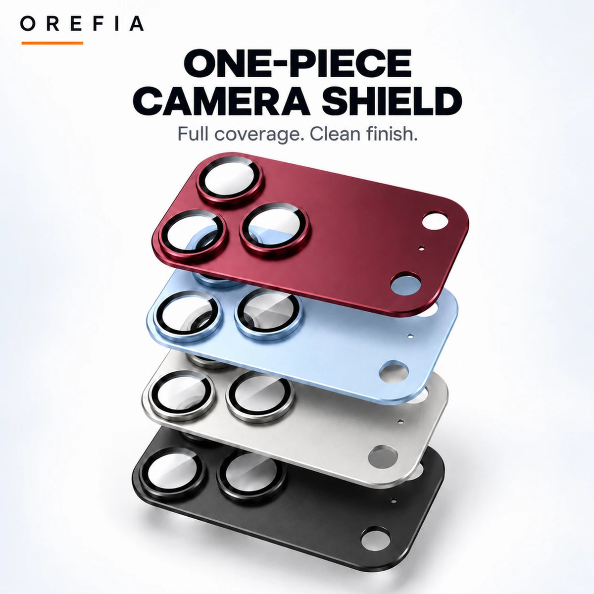 OREFIA One‑Piece Camera Shield